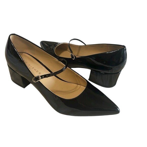 Marc Fisher Black Patent Leather Heels - Picture 2 of 14